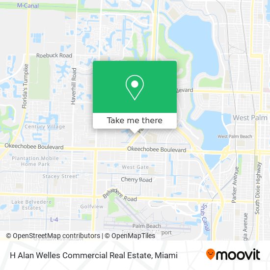 H Alan Welles Commercial Real Estate map