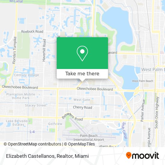 Elizabeth Castellanos, Realtor map