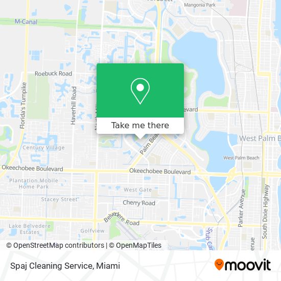 Spaj Cleaning Service map