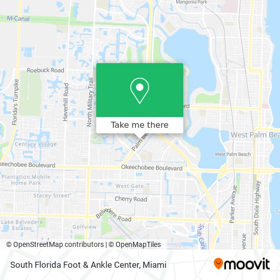 Mapa de South Florida Foot & Ankle Center