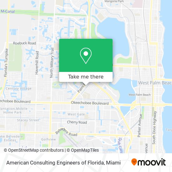 American Consulting Engineers of Florida map