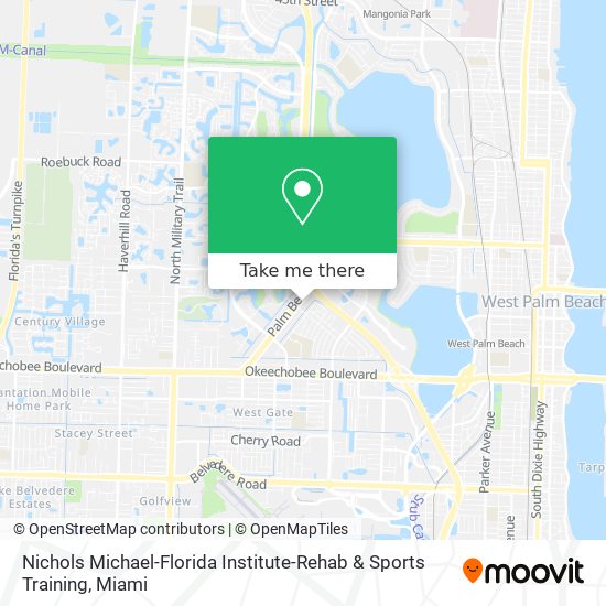 Mapa de Nichols Michael-Florida Institute-Rehab & Sports Training