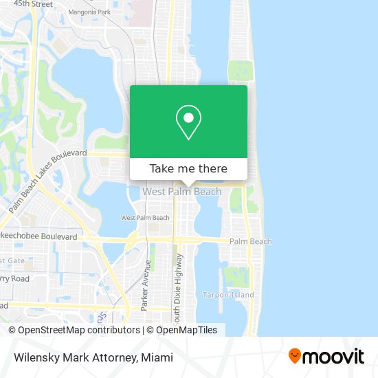 Wilensky Mark Attorney map