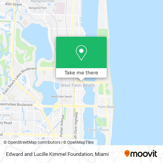 Edward and Lucille Kimmel Foundation map