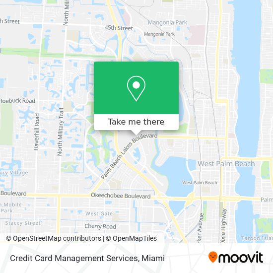 Credit Card Management Services map