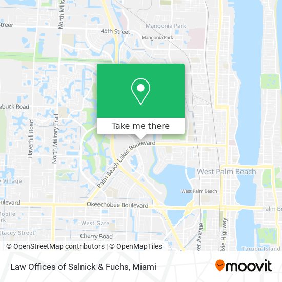 Law Offices of Salnick & Fuchs map