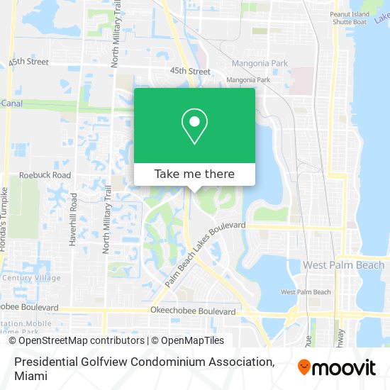 Mapa de Presidential Golfview Condominium Association