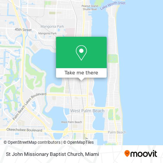 Mapa de St John Missionary Baptist Church