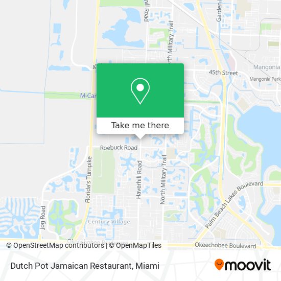 Mapa de Dutch Pot Jamaican Restaurant