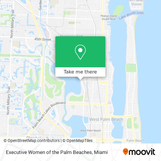 Executive Women of the Palm Beaches map
