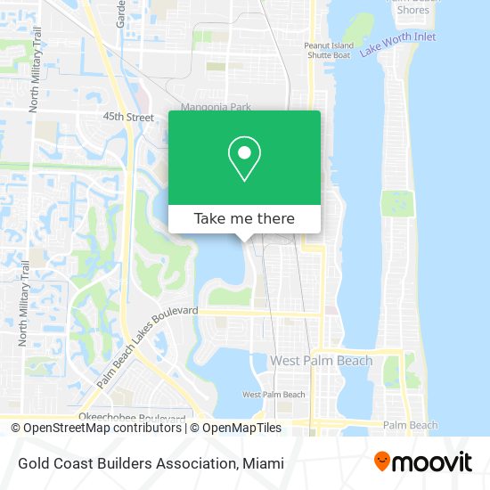 Gold Coast Builders Association map
