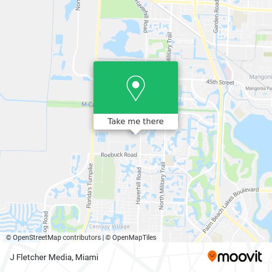 Mapa de J Fletcher Media