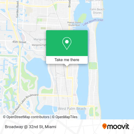 Broadway @ 32nd St map