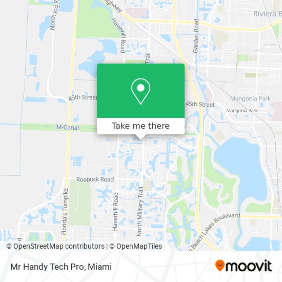 Mapa de Mr Handy Tech Pro