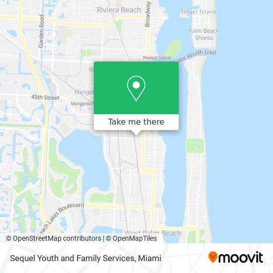 Mapa de Sequel Youth and Family Services