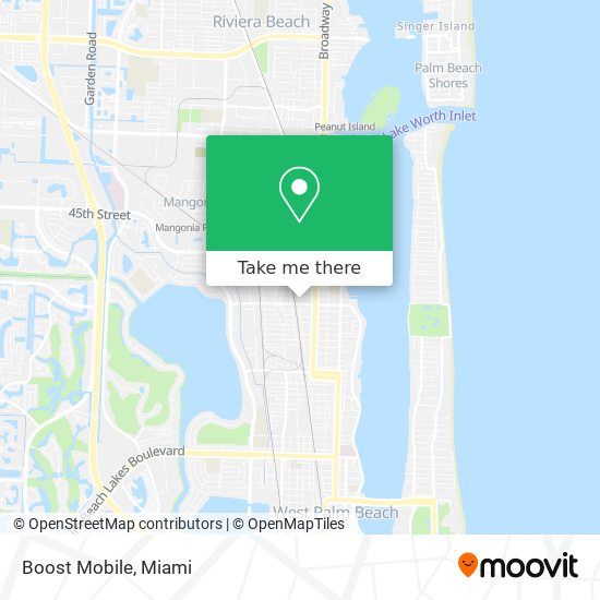 Boost Mobile map