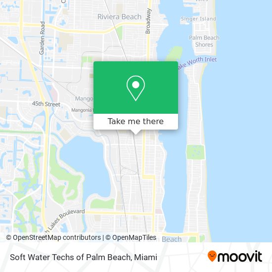 Mapa de Soft Water Techs of Palm Beach