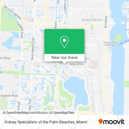 Mapa de Kidney Specialists of the Palm Beaches