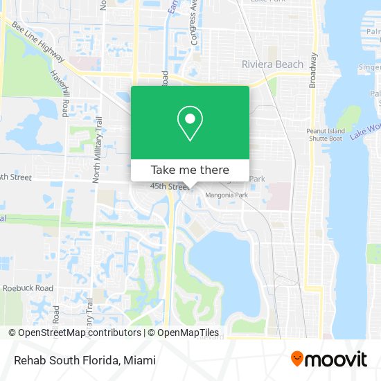Mapa de Rehab South Florida