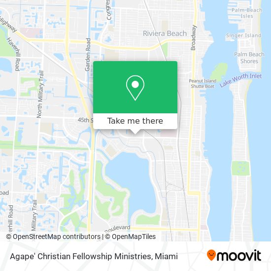 Agape' Christian Fellowship Ministries map