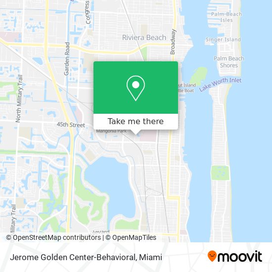 Mapa de Jerome Golden Center-Behavioral