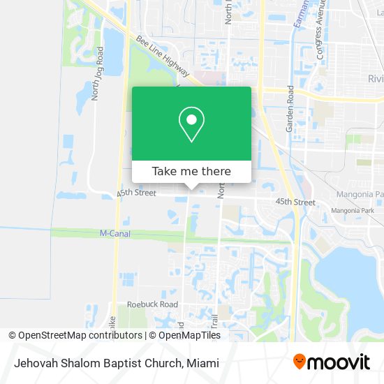 Mapa de Jehovah Shalom Baptist Church