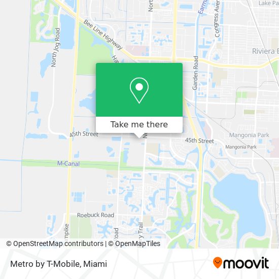 Metro by T-Mobile map