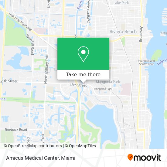 Amicus Medical Center map