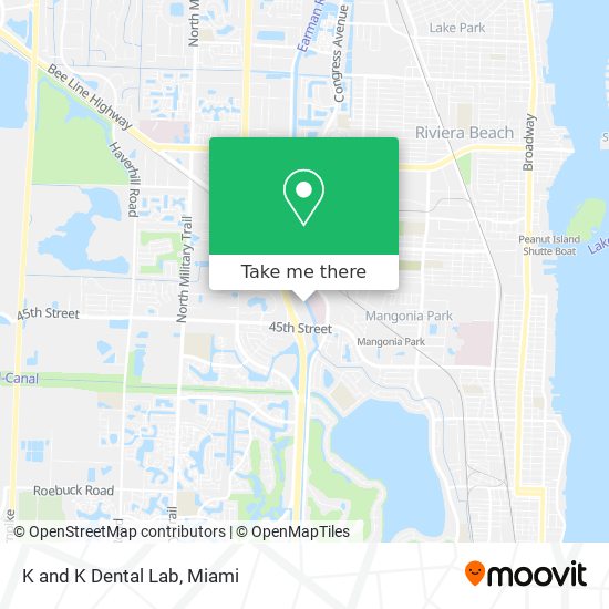 Mapa de K and K Dental Lab