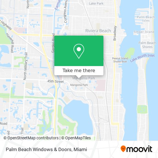 Mapa de Palm Beach Windows & Doors