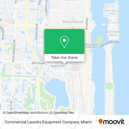 Commercial Laundry Equipment Company map