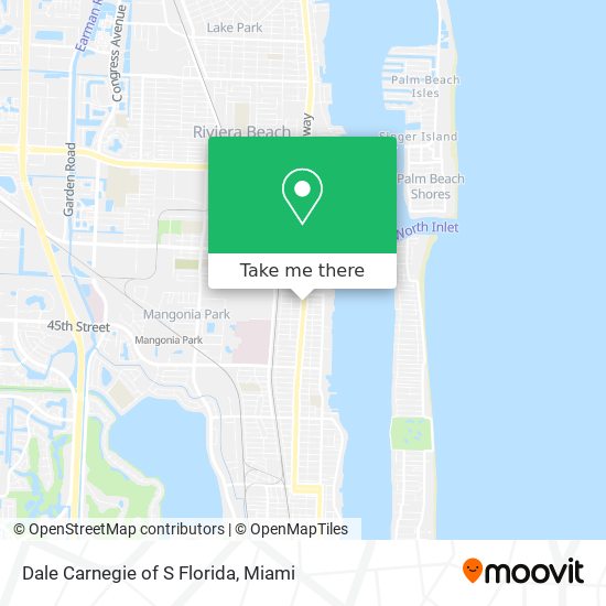 Mapa de Dale Carnegie of S Florida