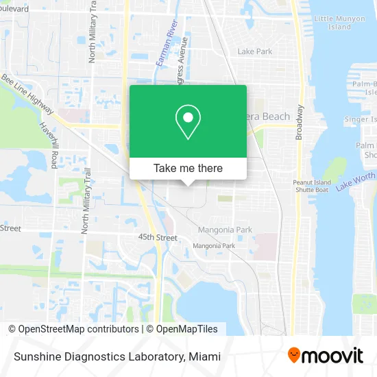 Sunshine Diagnostics Laboratory map