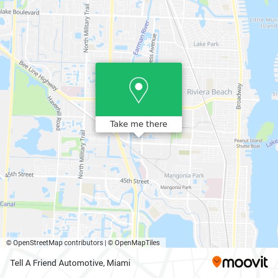 Tell A Friend Automotive map