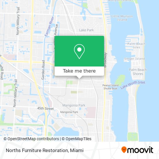 Norths Furniture Restoration map