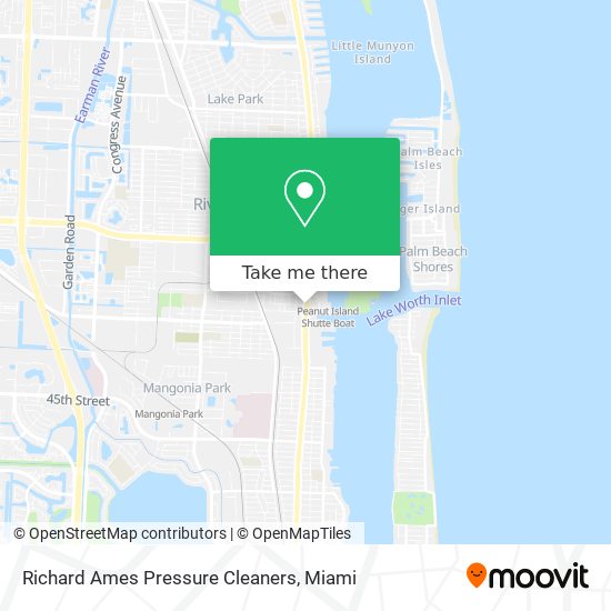 Richard Ames Pressure Cleaners map