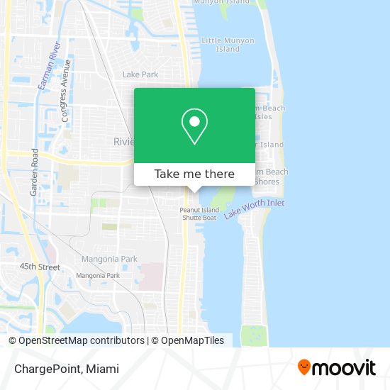 ChargePoint map