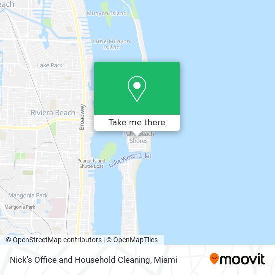 Mapa de Nick's Office and Household Cleaning