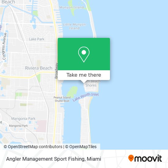 Mapa de Angler Management Sport Fishing