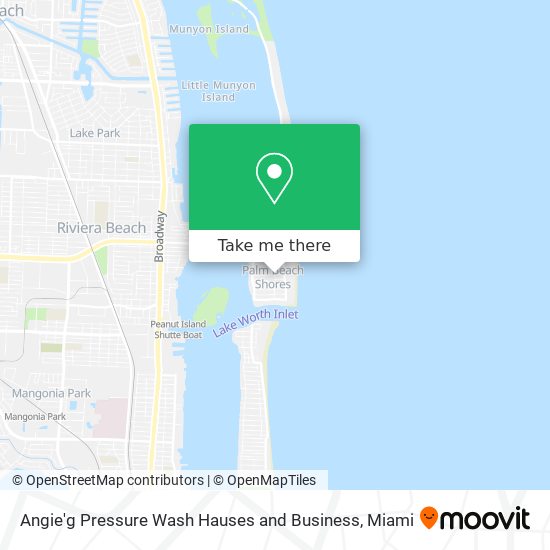 Angie'g Pressure Wash Hauses and Business map
