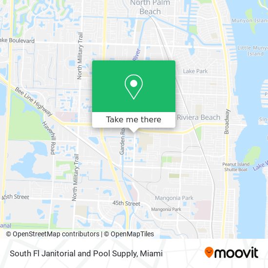 Mapa de South Fl Janitorial and Pool Supply