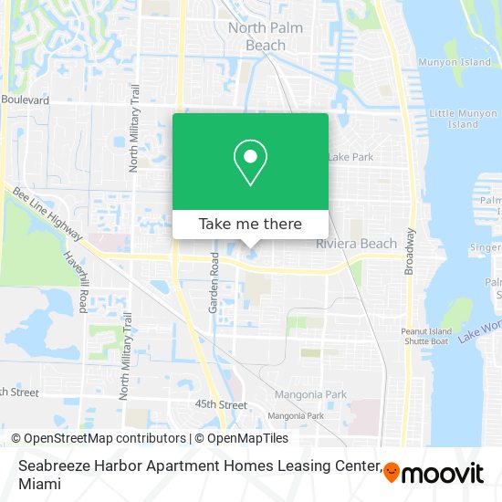 Seabreeze Harbor Apartment Homes Leasing Center map