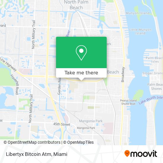 Libertyx Bitcoin Atm map