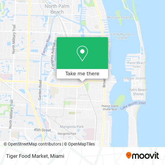 Tiger Food Market map