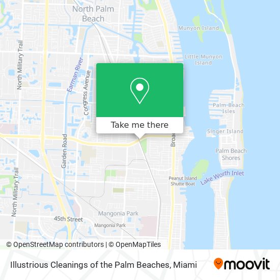 Mapa de Illustrious Cleanings of the Palm Beaches