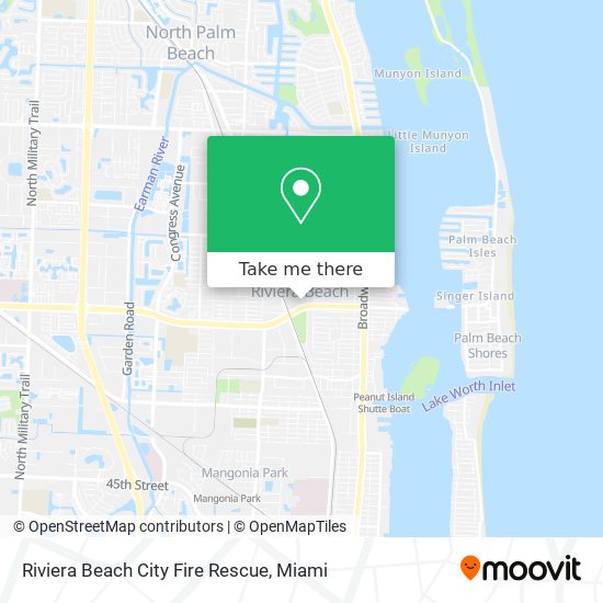 Mapa de Riviera Beach City Fire Rescue