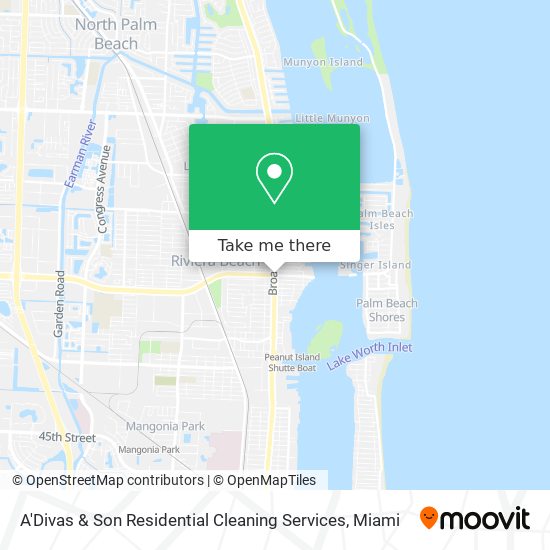 A'Divas & Son Residential Cleaning Services map