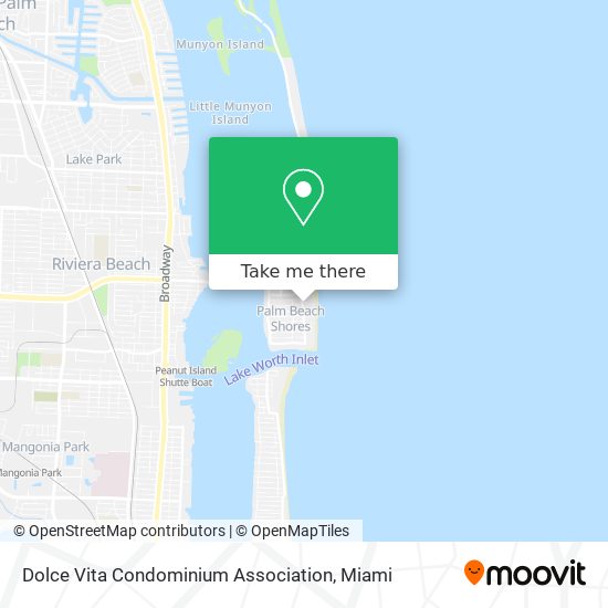 Dolce Vita Condominium Association map