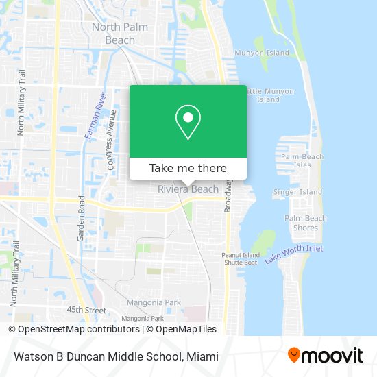 Watson B Duncan Middle School map