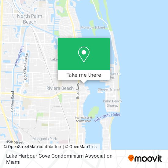 Lake Harbour Cove Condominium Association map